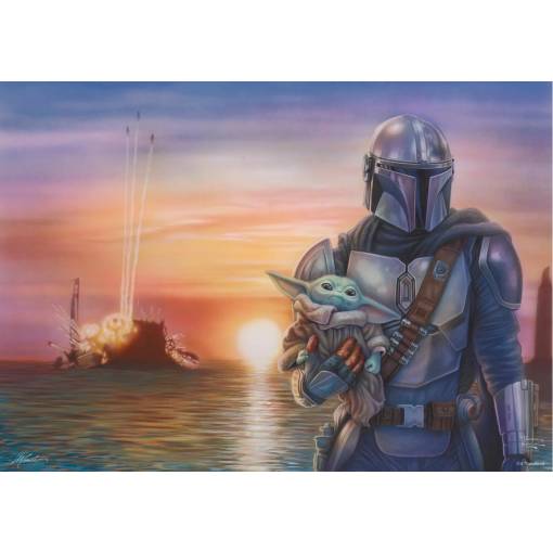 Foto - Schmidt puzzle Thomas Kinkade - The Mandalorian a new Direction, 1000 dílků