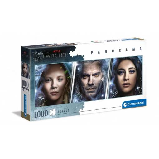 Foto - Clementoni panorama puzzle - The Witcher, 1000 dílků
