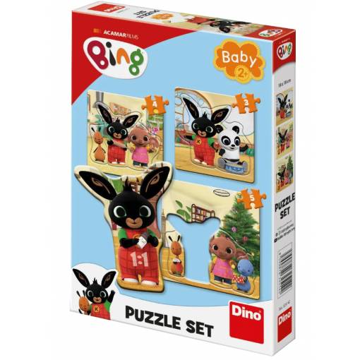 Foto - Dino pohádkové puzzle - Baby collection, Bing a Friends, 12 dílků