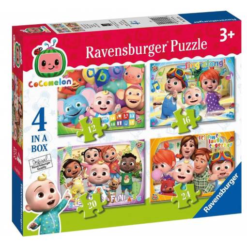 Foto - Ravensburger pohádkové puzzle - Cocomelon 4v1, 72 dílků