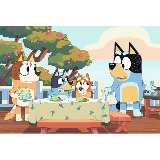 Foto - Trefl pohádkové puzzle - Bluey and Friends