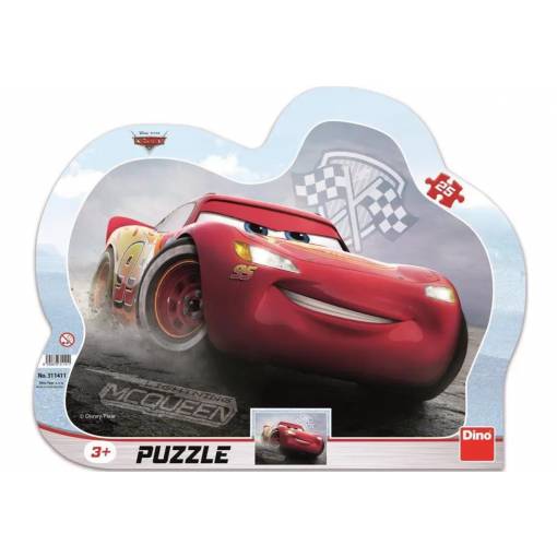 Foto - Dino pohádkové puzzle - Lightning McQueen, 25 dílků