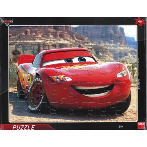 Foto - Dino pohádkové puzzle - Lightning McQueen, 40 dílků