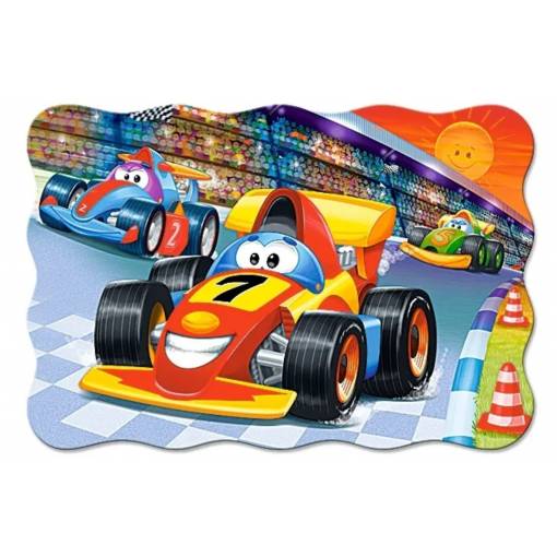 Foto - Castorland pohádkové puzzle - Racing Action, 20 dílků