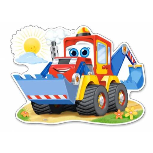 Foto - Castorland pohádkové puzzle - Hilarious excavator, 12 dílků
