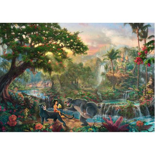 Foto - Schmidt Thomas Kinkade puzzle - The Jungle Book, 1000 dílků