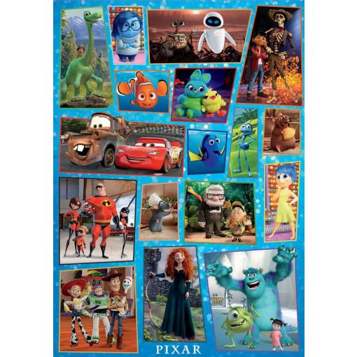 Foto - Educa pohádkové puzzle - Pixar family, 1000 dílků