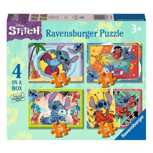 Foto - Ravensburger pohádkové puzzle - Stitch, 72 dílků