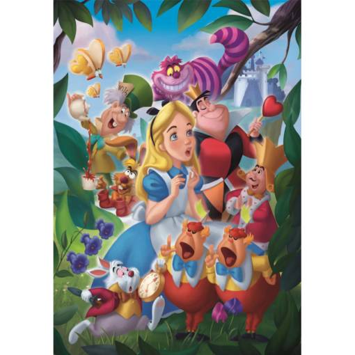 Foto - Clementoni pohádkové puzzle - Alice in Wonderland, 1000 dílků