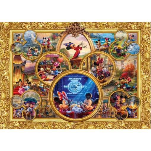 Foto - Schmidt Thomas Kinkade puzzle - Mickey and Minnie Disney Dreams Collection, 2000 dílků