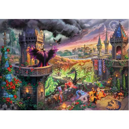 Foto - Schmidt Thomas Kinkade puzzle - Disney Maleficent, 1000 dílků