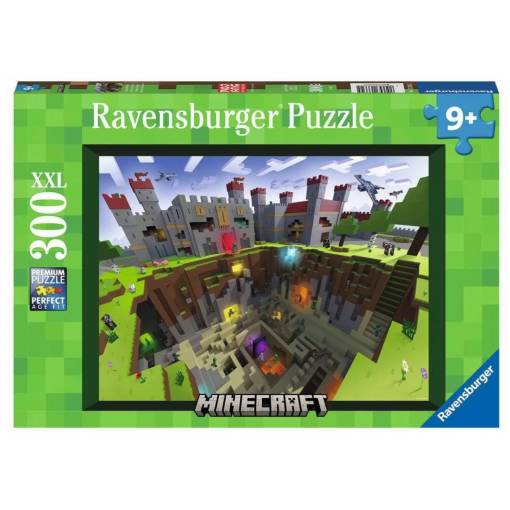 Foto - Ravensburger puzzle - Minecraft, 300 dílků