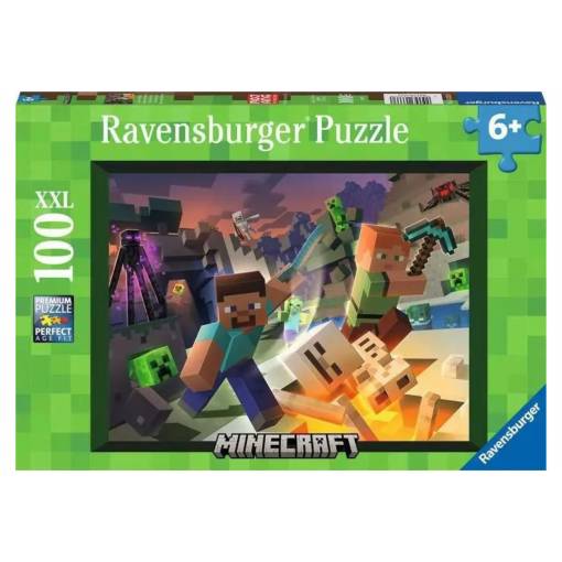 Foto - Ravensburger puzzle - Minecraft, 100 dílků