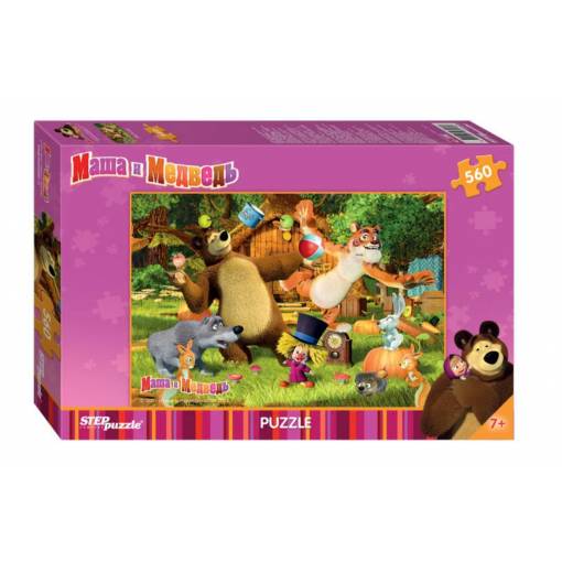 Foto - Step pohádkové puzzle - Masha and the Bear, 550 dílků