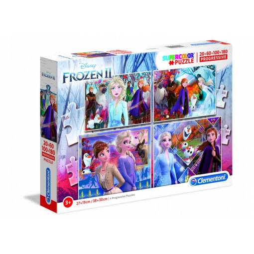 Foto - Clementoni Frozen puzzle - Supercolor Frozen, variabilní