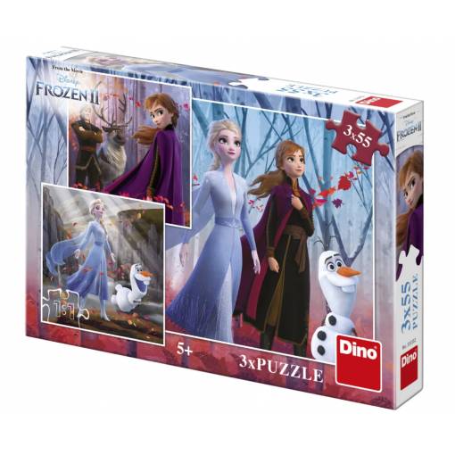 Foto - Dino Frozen puzzle - Frozen II, 165 dílků