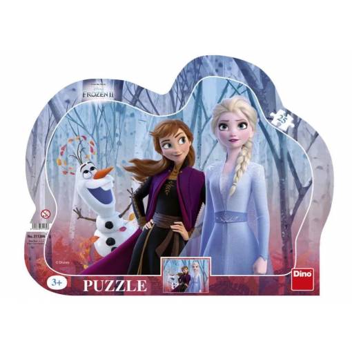 Foto - Dino Frozen puzzle - Contours, 25 dílků