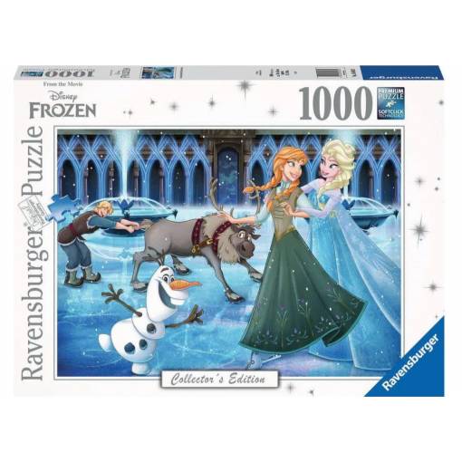 Foto - Ravensburger Frozen puzzle - Land of ice, 1000 dílků