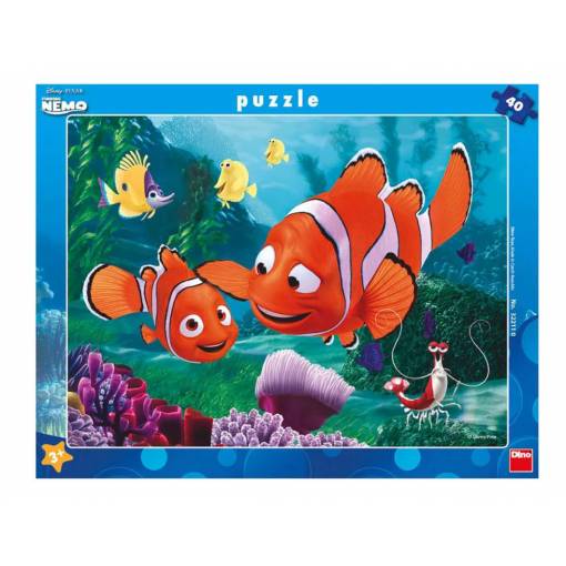 Foto - Dino Nemo puzzle - Nemo in danger, 40 dílků