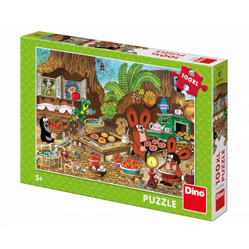 Foto - Dino pohádkové puzzle - Krtek do kuchyně XXL, 100 dílků
