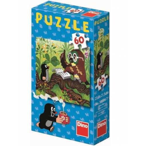 Foto - Dino pohádkové puzzle - Krtek se učí, 60 dílků
