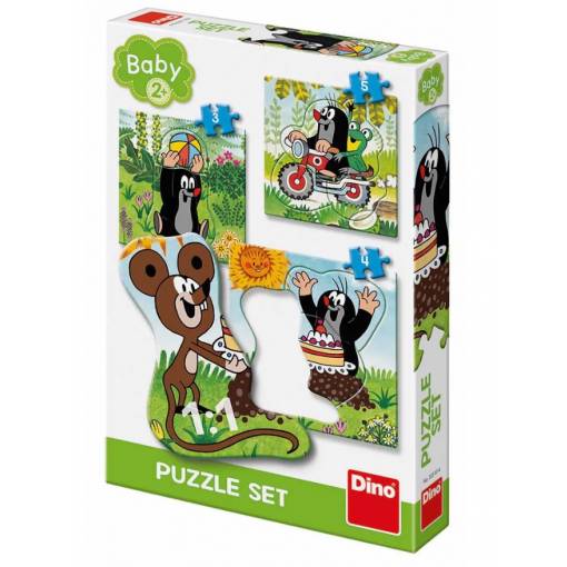Foto - Dino pohádkové puzzle - Krtek na louce, baby kolekce