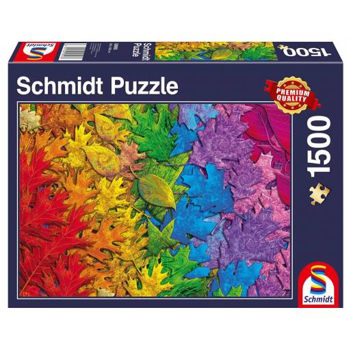 Foto - Schmidt puzzle - Colorful leaves, 1500 dílků