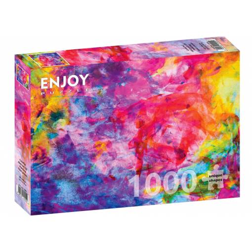 Foto - Enjoy puzzle - Colorful abstract oil painting, 1000 dílků