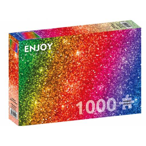 Foto - Enjoy puzzle - Rainbow Glitter Gradient, 1000 dílků
