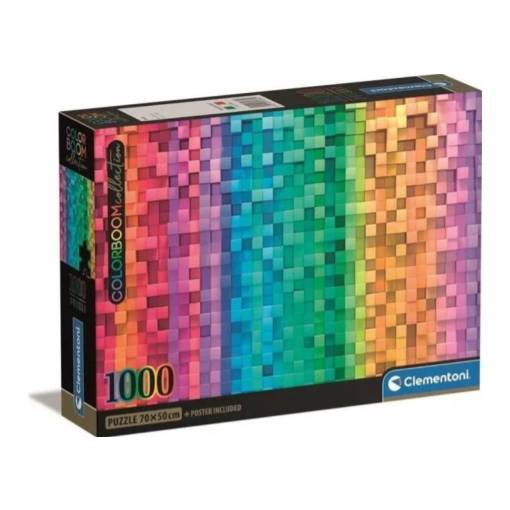 Foto - Clementoni puzzle - Colorboom Pixels, 1000 dílků