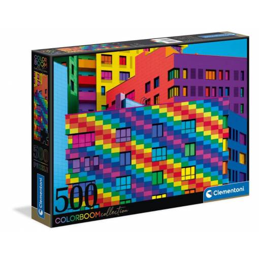 Foto - Clementoni puzzle ColorBoom - Squares, 500 dílků