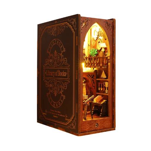 Foto - DIY Book Nook - Library of Books