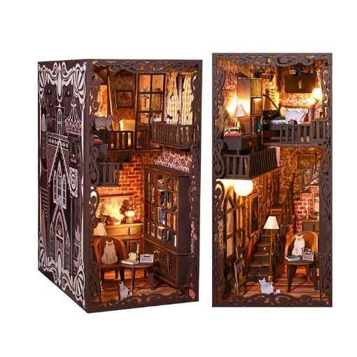 Foto - DIY Book Nook - Bookcase s LED světlem