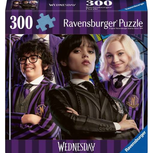 Foto - Ravensburger puzzle - Wednesday outcasts are in, 300 dílků