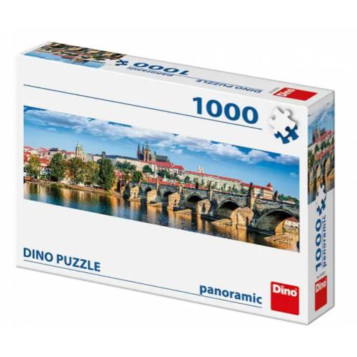 Foto - Dino panoramatické puzzle - Praha Hradčany, 1000 dílků