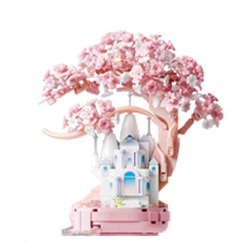 Foto - TreeHouse sakura zámek - Růžový, 543 dílků