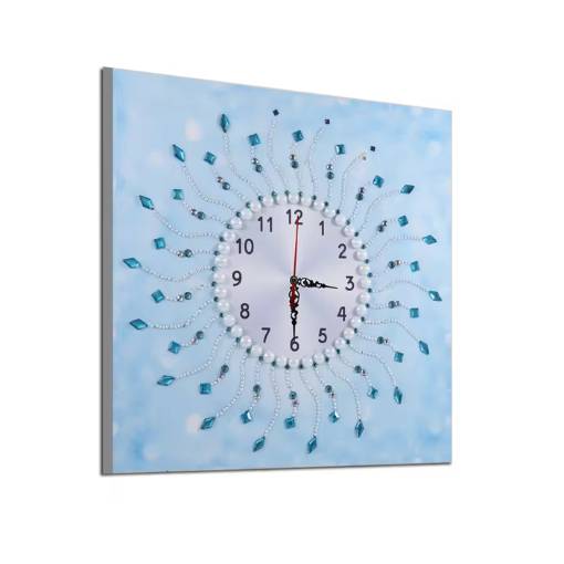 Foto - Mechanické diamantové malování - Hodiny 35 x 35, DZ-080