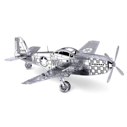 Foto - METAL EARTH 3D puzzle - Letadlo Mustang P-51