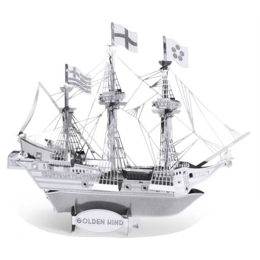 Foto - METAL EARTH 3D puzzle - Loď Golden Hind