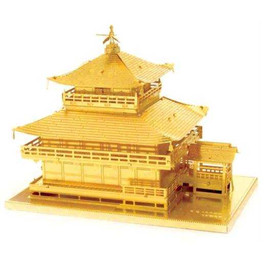 Foto - METAL EARTH 3D puzzle - Chrám Kinkaku-ji, zlatý