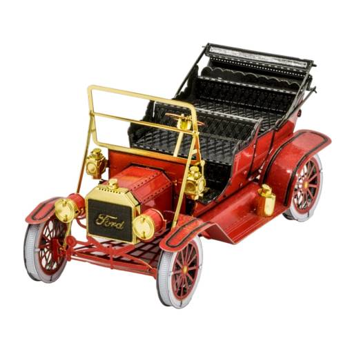 Foto - METAL EARTH 3D puzzle - Ford model T 1908, červený