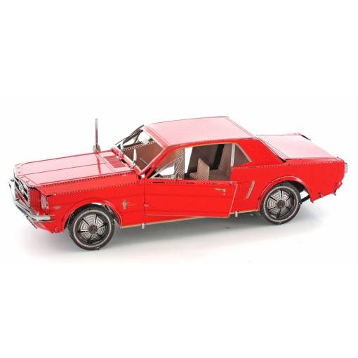 Foto - METAL EARTH 3D puzzle - Ford Mustang 1965, červený