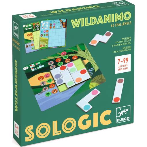 Foto - DJECO Kapesní hra Sologic - Wildanimo