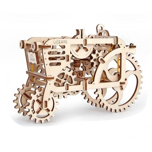 Foto - UGEARS 3D puzzle - Traktor, 97 dílků