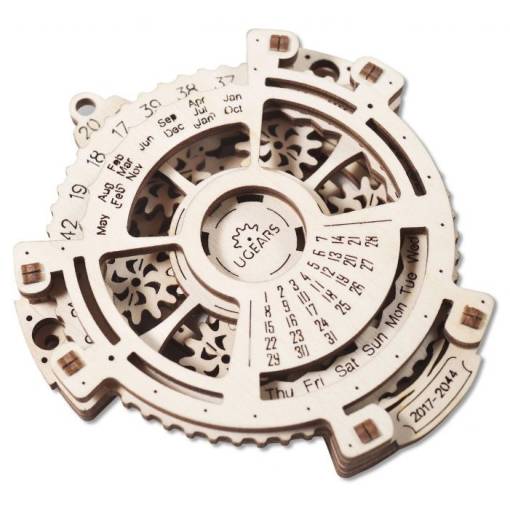 Foto - UGEARS 3D puzzle - Kalendář, 24 dílků