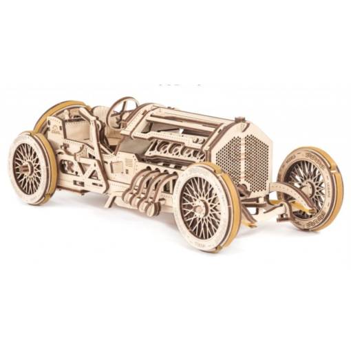 Foto - UGEARS 3D puzzle - U-9 Grand Prix Auto, 348 dílků