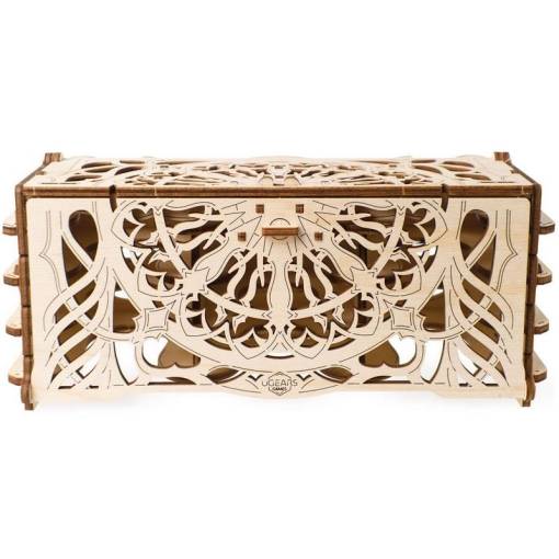Foto - UGEARS 3D puzzle - Karetní stojánek, 77 dílků