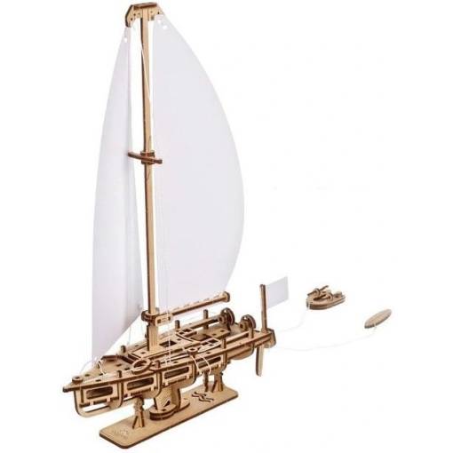 Foto - UGEARS 3D puzzle - Jachta The Ocean Beauty, 95 dílků