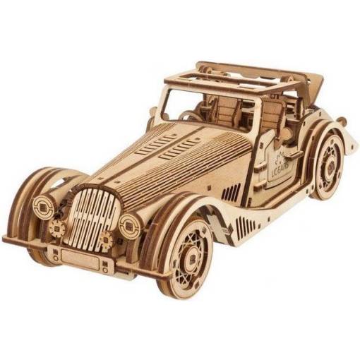 Foto - UGEARS 3D puzzle - Sportovní auto Rapid Mouse, 226 dílků