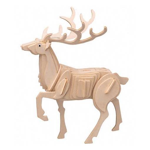 Foto - WOODEN TOY WCK 3D puzzle - Jelen